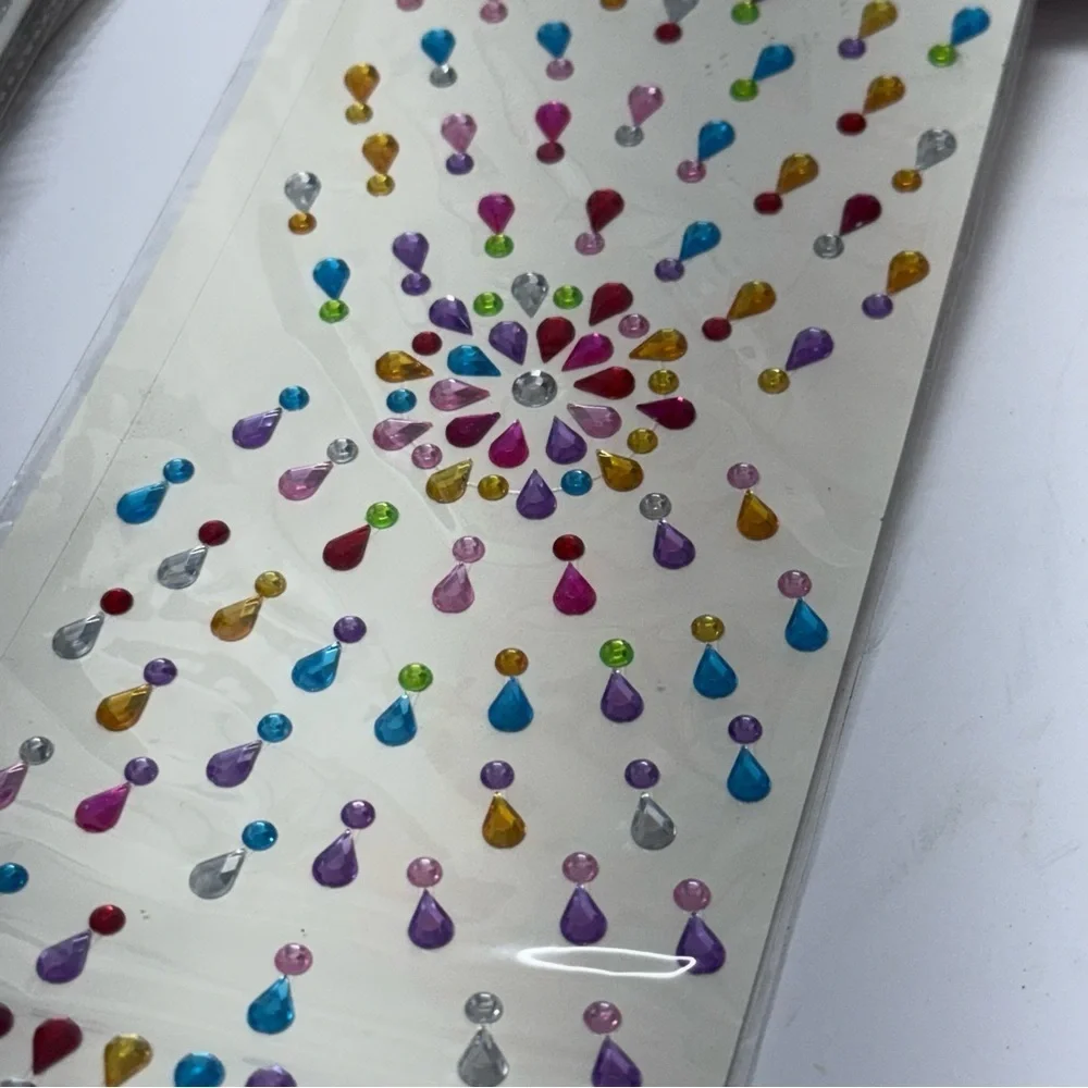 Starburst Gem Stickers and Adhesive Letters Set